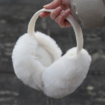 Neue Herbst Winter Weiche Ohrenschützer Damen Herren Ohren Warm Halten Plüsch Einfarbige Verstellbare Faltbare Gehörschützer Ohrklappen