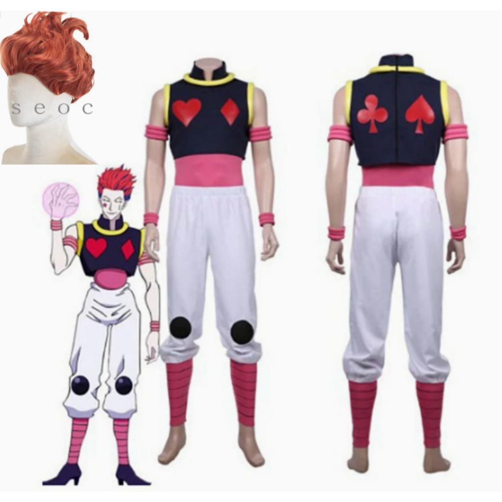 Hunter x Hunter Hisoka Morow Cosplay Komplettset Halloween Kostüm