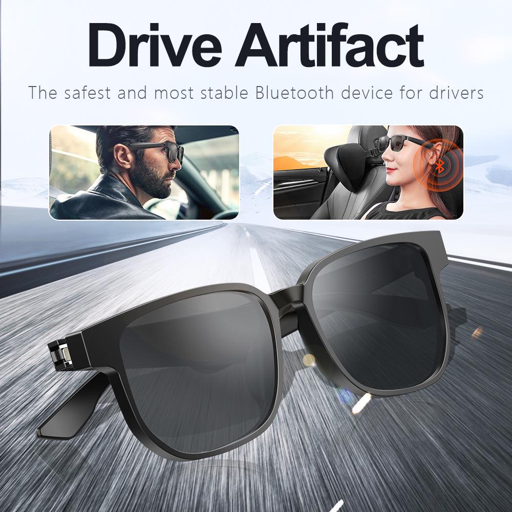 Smart Bluetooth AI Sunglasses: UV Protection, Music, Calls, Driving, Cycling