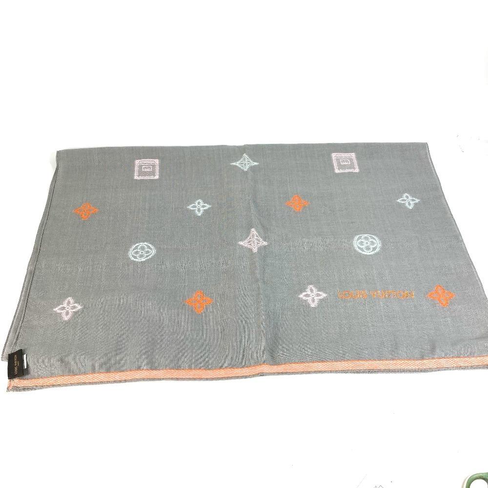 Louis Vuitton M70385 Embroidery Monogram LV Logo Stole / Shawl Muffler Shawl