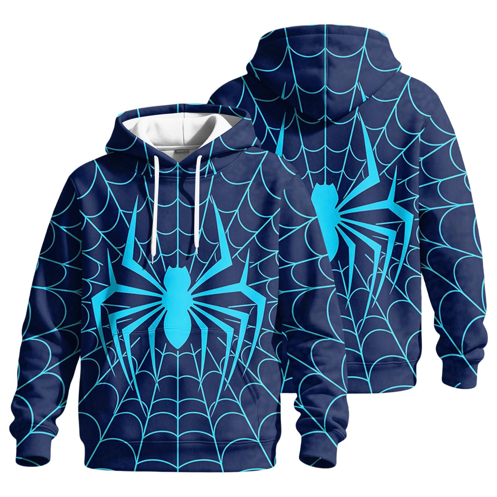 Men s Casual Loose Fit Printed Hoodie with Pocket and Drawstring XXL