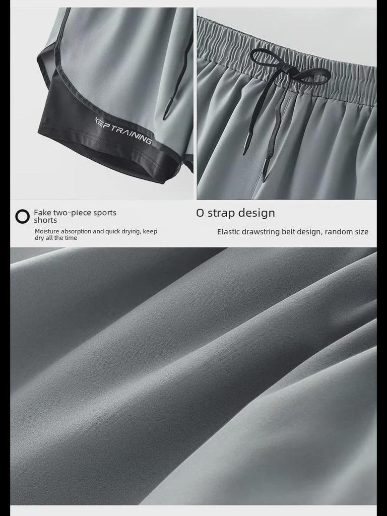 Men's Quick-Dry Summer Sports Shorts for Basketball, Running, and Fitness - Anti-Embarrassment Design