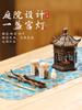 Antique Palace Lamp Household Roasted Tea Stove Pure Copper Incense Lamp Tea Ceremony Ornament Gift Box Packaging