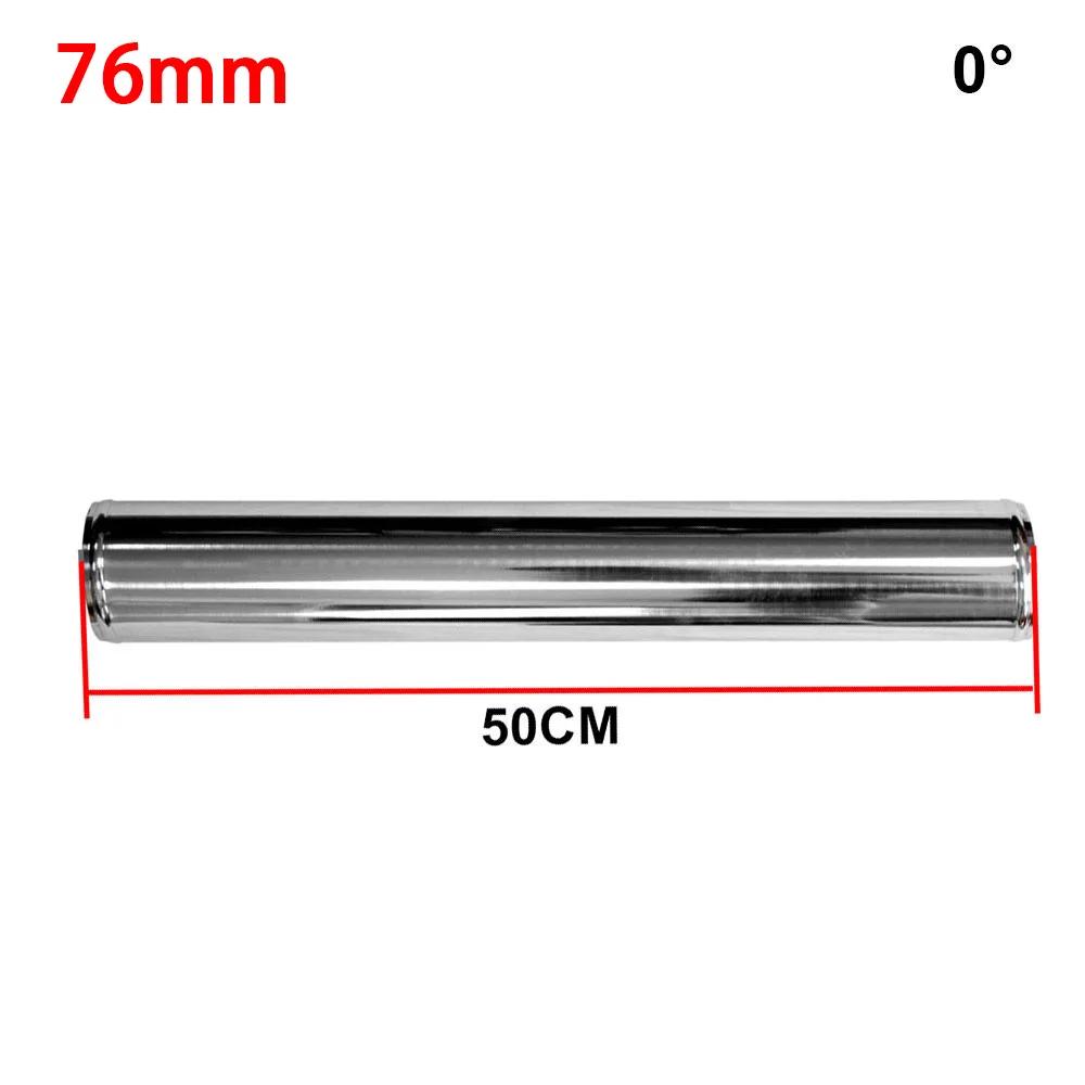 

Universal L S Type Aluminum Tube 76mm 89mm 3inch 3.5inch Cold Air Intake Pipe for Racing Car Turbo High Flow 0/45/90/180 Degrees 76mm 0