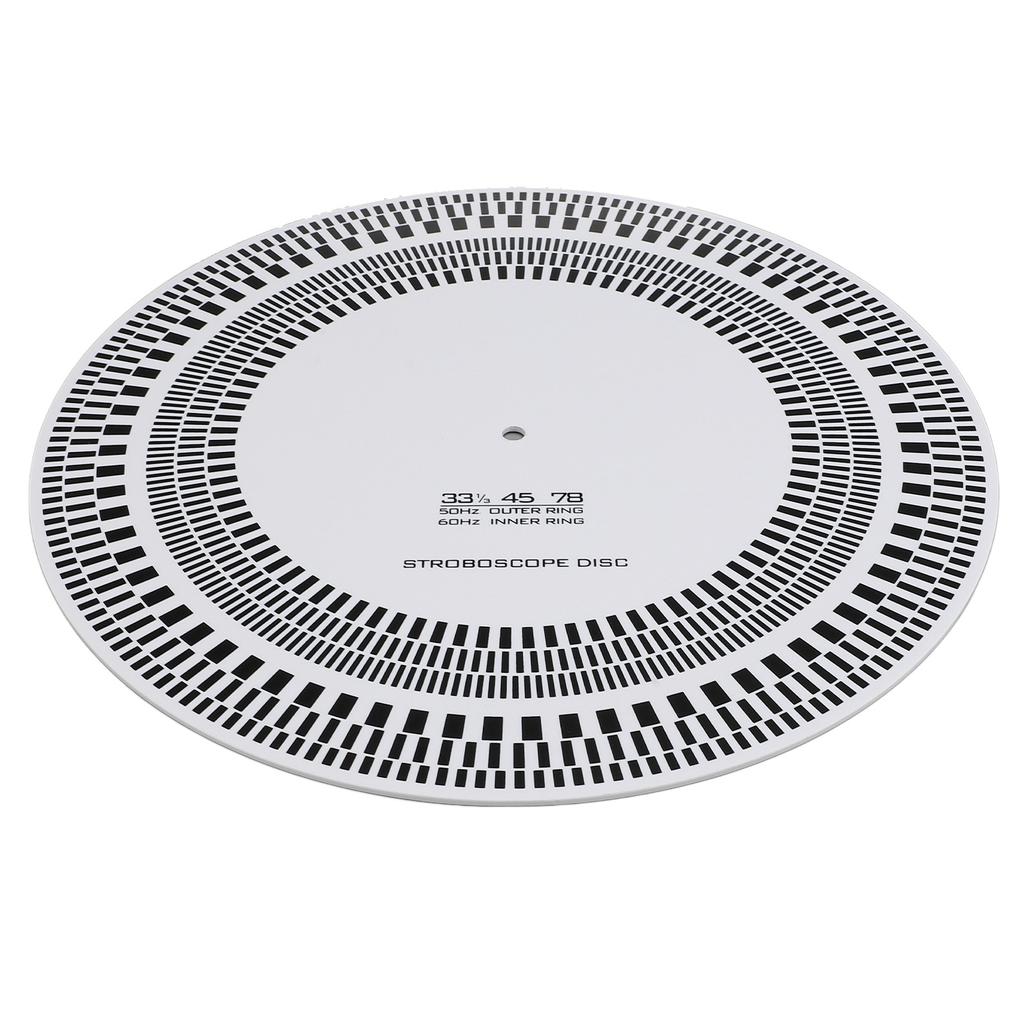 Record Player Speed Disk 297mm Diameter 3mm Thickness Adjustable Turntables Calibration Disc