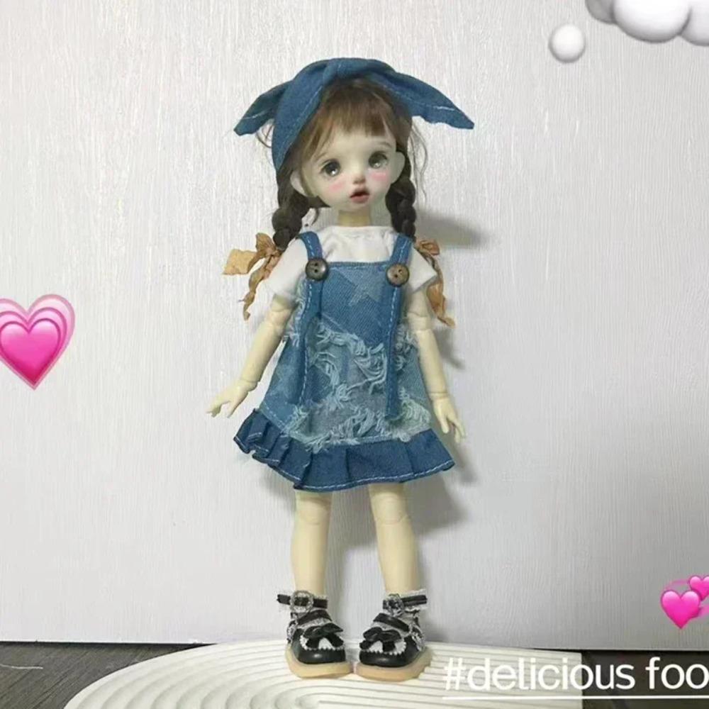 Móda Roztomilý Ležérní 30cm Oblečení pro panenky Šaty Oblečení na převlékání 1/6 BJD Panenka Oblečení Set Dívčí Hračka Dárek Doplňky pro panenky