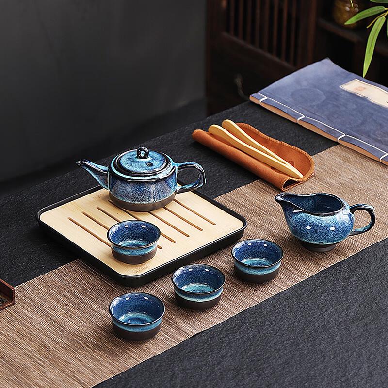 Portable Ceramic Kung Fu Travel Tea Set