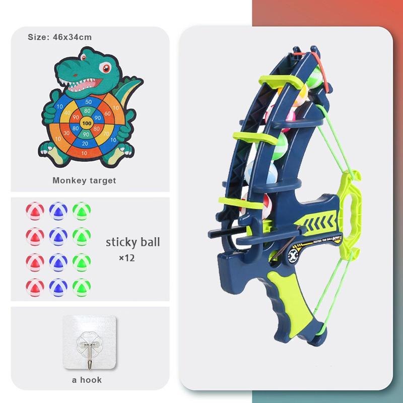 

Bow Dart Board Toy For Kids Sticky Balls Indoor/Outdoor Archery Set Party Play Game Target Shooting Toys Boy Girl Birthday Gifts
