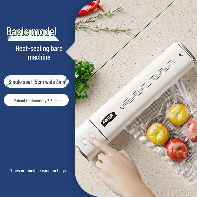 Compact Automatic Vacuum Sealer for Food Preservation and Snack Packaging