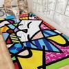 Artist R-Romero B-Britto Door Mat Washable Non-Slip Living Room Sofa Chairs Area Mat Kitchen Doormat Area Rug