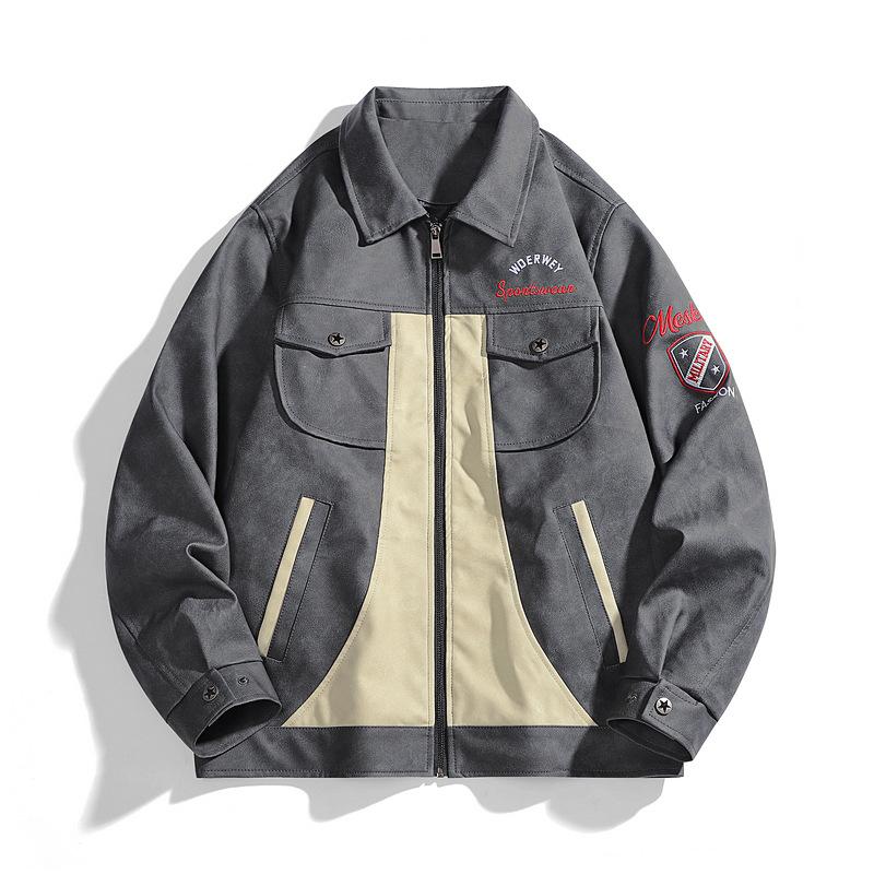 

Men s Jacket Suede Leather Jacket Men s New Men s Pu Leather Jacket Motorcycle Jacket Leather Jacket S