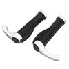 2PCS Bicycle Handlebar Grip Rubber Ox Horn Handlebar Cover for Mountain BikesWhite