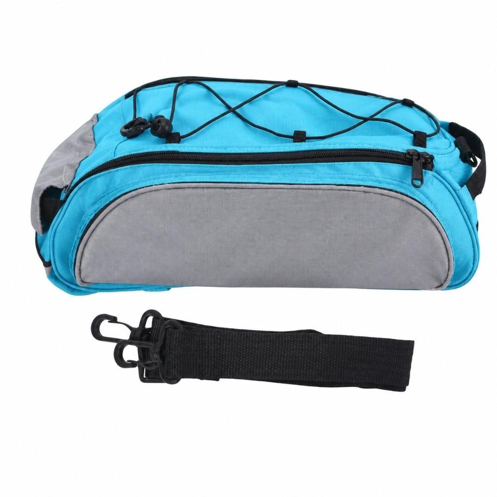 600D Polyester Bike Rear Rack Bag Quick Release Bicycle Trunk Bag  Cycling Gear Storage