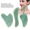 3Pcs Green Aventurine Scraping Plate Board Set Body Massage Plate Scraping Massage Tool