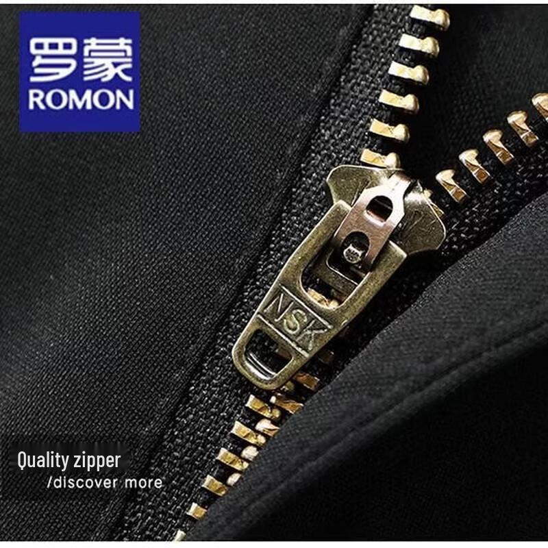 ROMON Men's Summer Slim Straight Business Casual Trousers