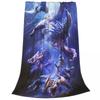 Monster Hunter World Iceborne Blanket Sofa Cover Coral Fleece Plush Gift Thin Throw Blanket for Bedding Travel Plush Thin Quilt