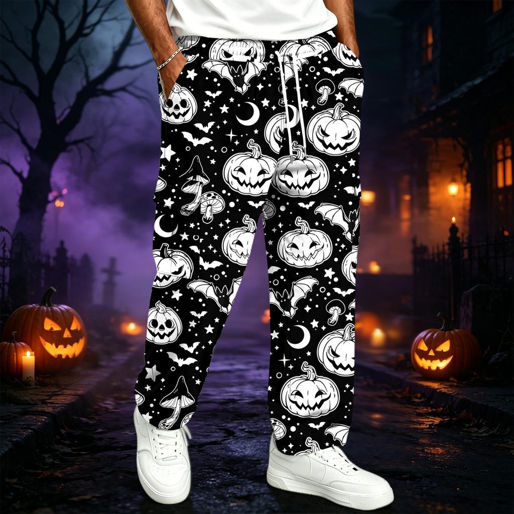 Men's Casual Straight Leg Drawstring Cargo Joggers for Daily Commute and Workout