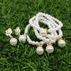 DIY Decoration Antique Doll Earrings Accessories For 30cm/60cm Doll Ear Studs Earrings Pearl Necklace Toys