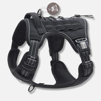 Dog's Lab Dog Harness for Medium-sized Dogs and Large Dogs, Front Collar To Prevent Tipping, Jindo Dog Retriever Chest Strap, Black