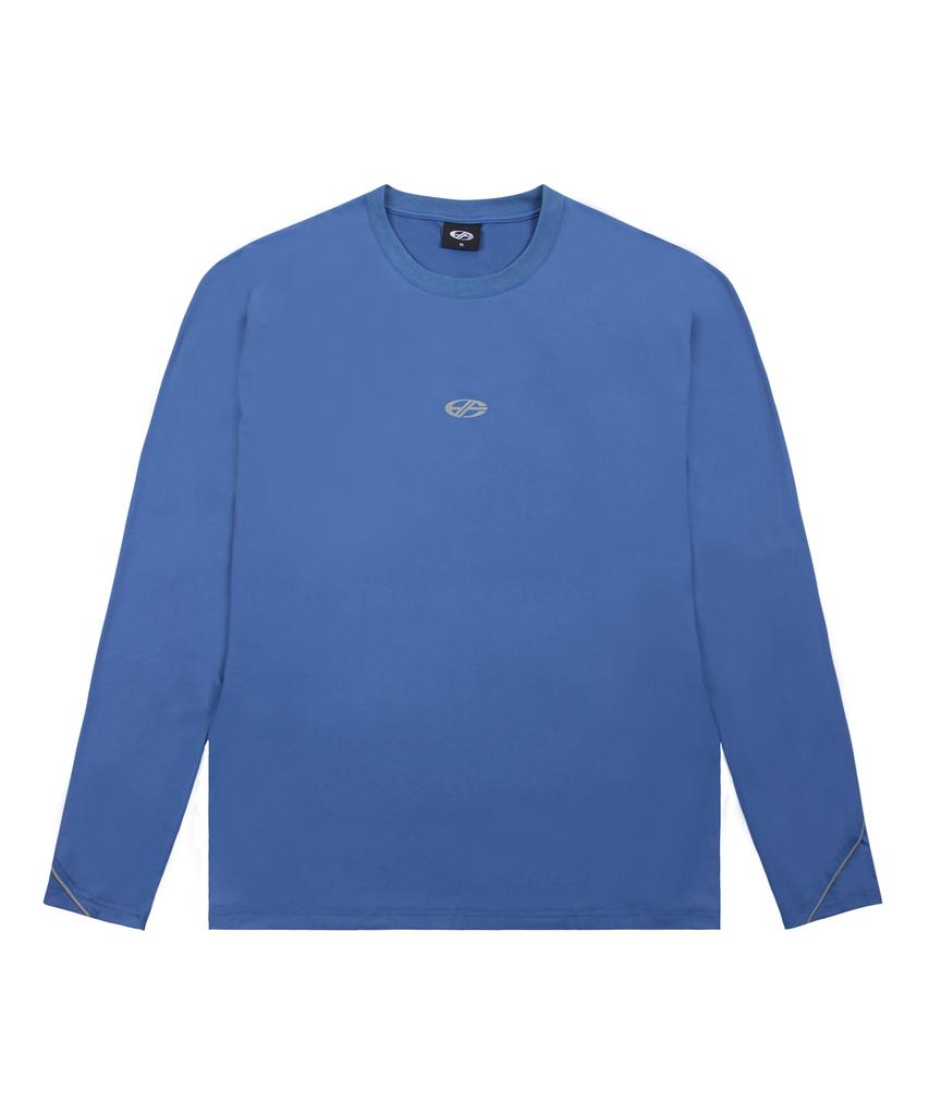 Hyeonpiteu Signature Detail Long Sleeve-[Blue]