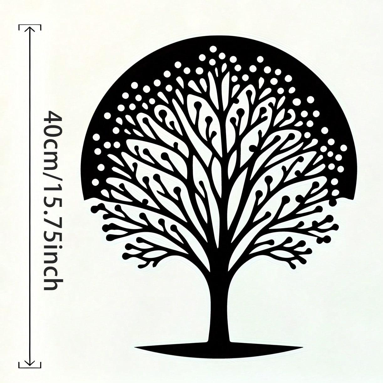 Metal Tree of Life Wall Art Sculpture Weather Resistant Iron Garden Fence Decoration Gift разноцветный