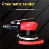 Industrial Pneumatic Sander Tool Adjustable Speed Hook Loop Pad Quick Disc Changing For Rubber Plastic Marble