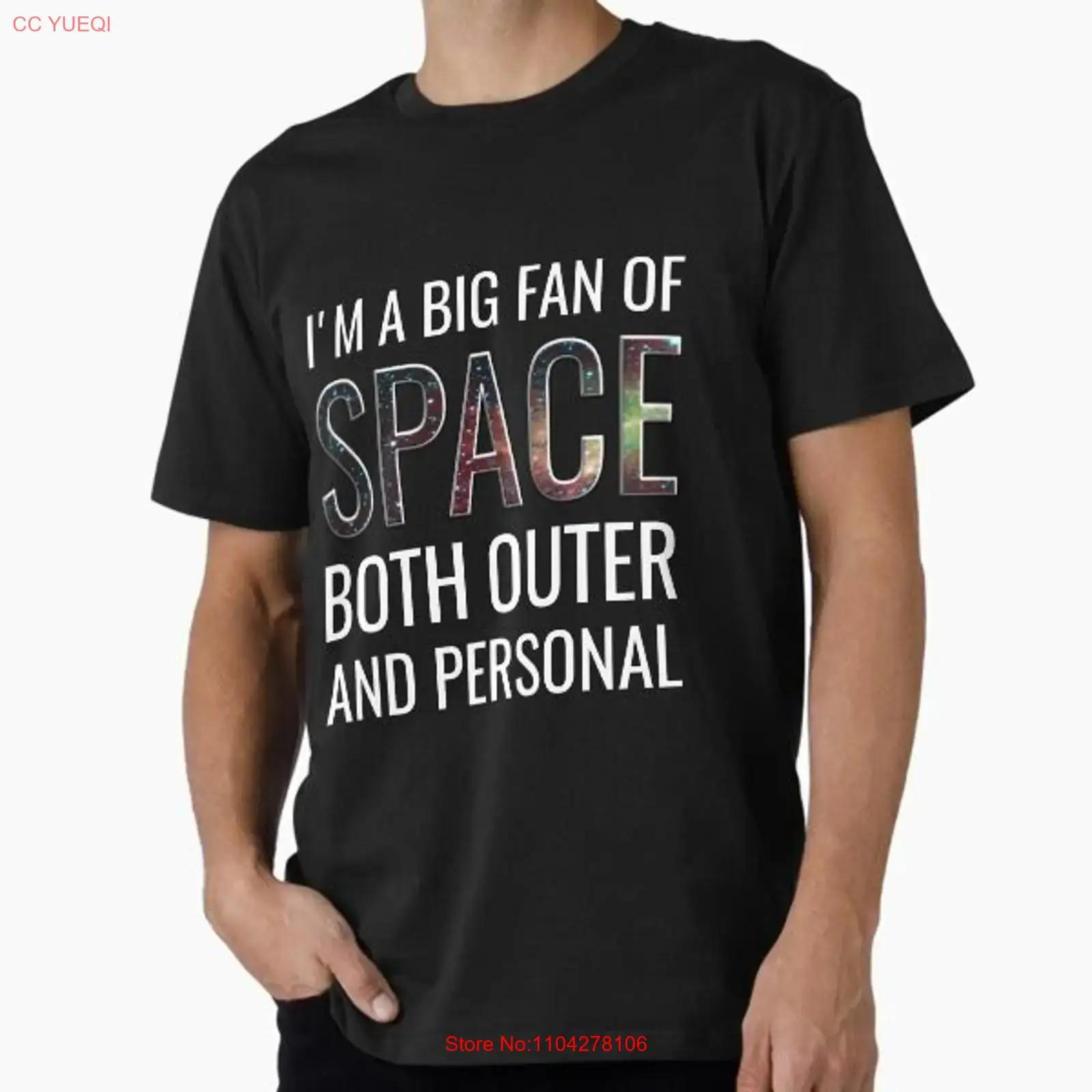 

I m A Big Fan Of Space Both Outer Made in USA Mens T Shirt S to 5XL vintage Washed Unisex Soft streetwear Casual fashion homme S разноцветный