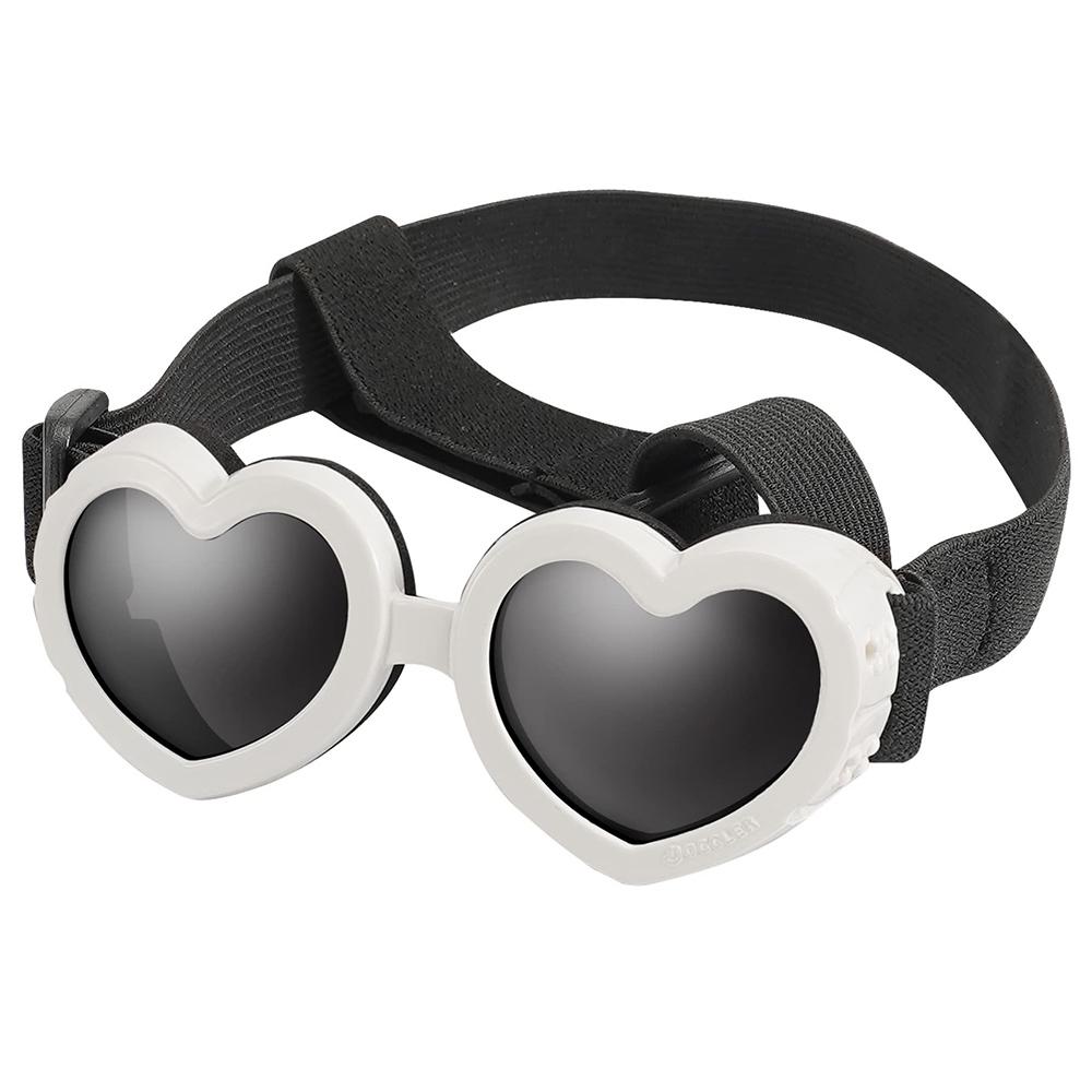 Outdoor Travel Pet Sunglasses for Small Medium Dogs Cats Adjustable Animal Dog Love Glass Yorkshire Glasses mascotas Accessories