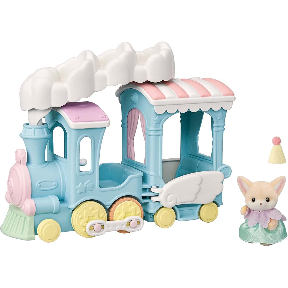Sylvanian Families Amusement Park Attraction [Fluffy Clouds Parade Train Set] Co-73 ST Mark Certi...
