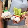 Fruits Plush Toy Pumpkin Garlic Green Vegetables Eggplant Broccoli Soft Stuffed Plushie Doll Pendant Baby Gift