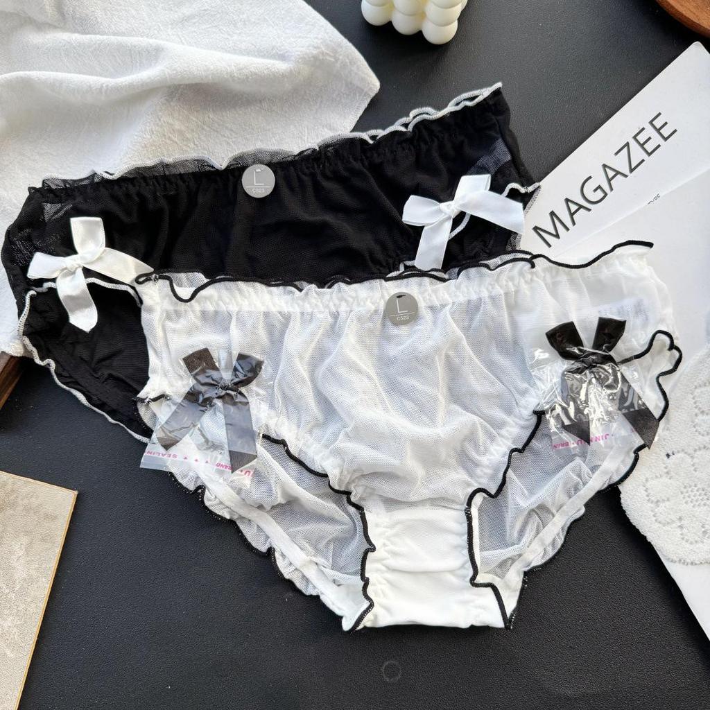 Clearance Ice Silk Lace Low-Rise Women's Panties