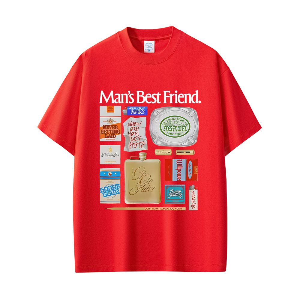 

Sabrina Carpenter Mans Best Friend Object Tshirt Men Women Casual Oversized Short Sleeve T Shirt 100 Cotton Tshirt Fans Gift S