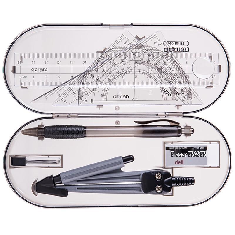 Deli 8-Piece Geometry Exam Set