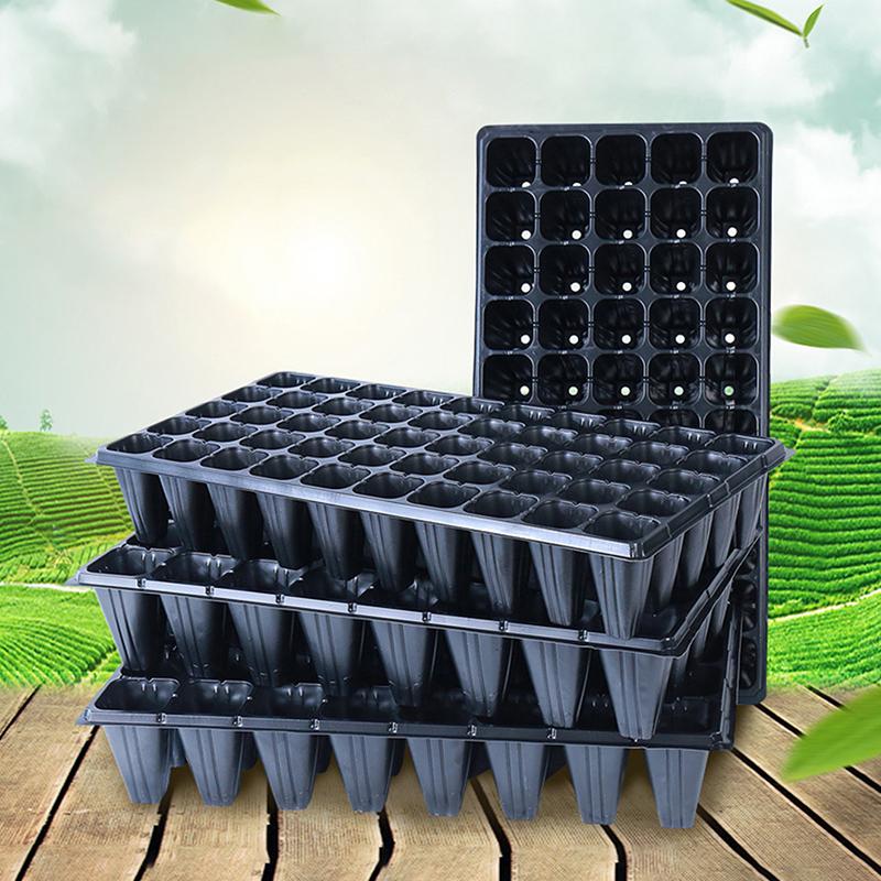 60g/6 Packages Of Seedling Tray Planting Tray Porous Box To Deepen The Balcony Seedling Cutting Vegetables Thickened Hole Tray