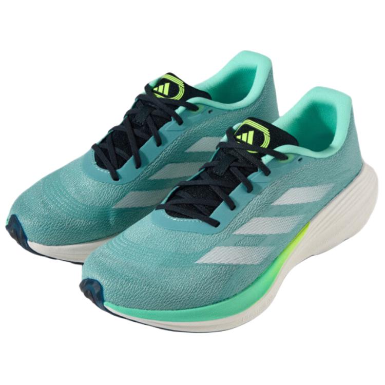 Adidas ETHER LITE Fabric Cushioning Abrasion Resistant Breathable Running Shoes Unisex Cyan KJ9062