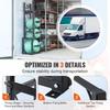 Refrigerant Tank Rack, with 1 x 50lb, 2 x 30lb and Other 3 Small Bottle Tanks, Cylinder Tank Rack 15.55x12.99x49.8 in, Refrigerant Cylinder Rack and