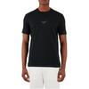 Emporio Armani Solid Color Round Neck Logo Fitted Short Sleeve T-Shirt Men Tops Black 3D1TH0-1JOCZ-0999