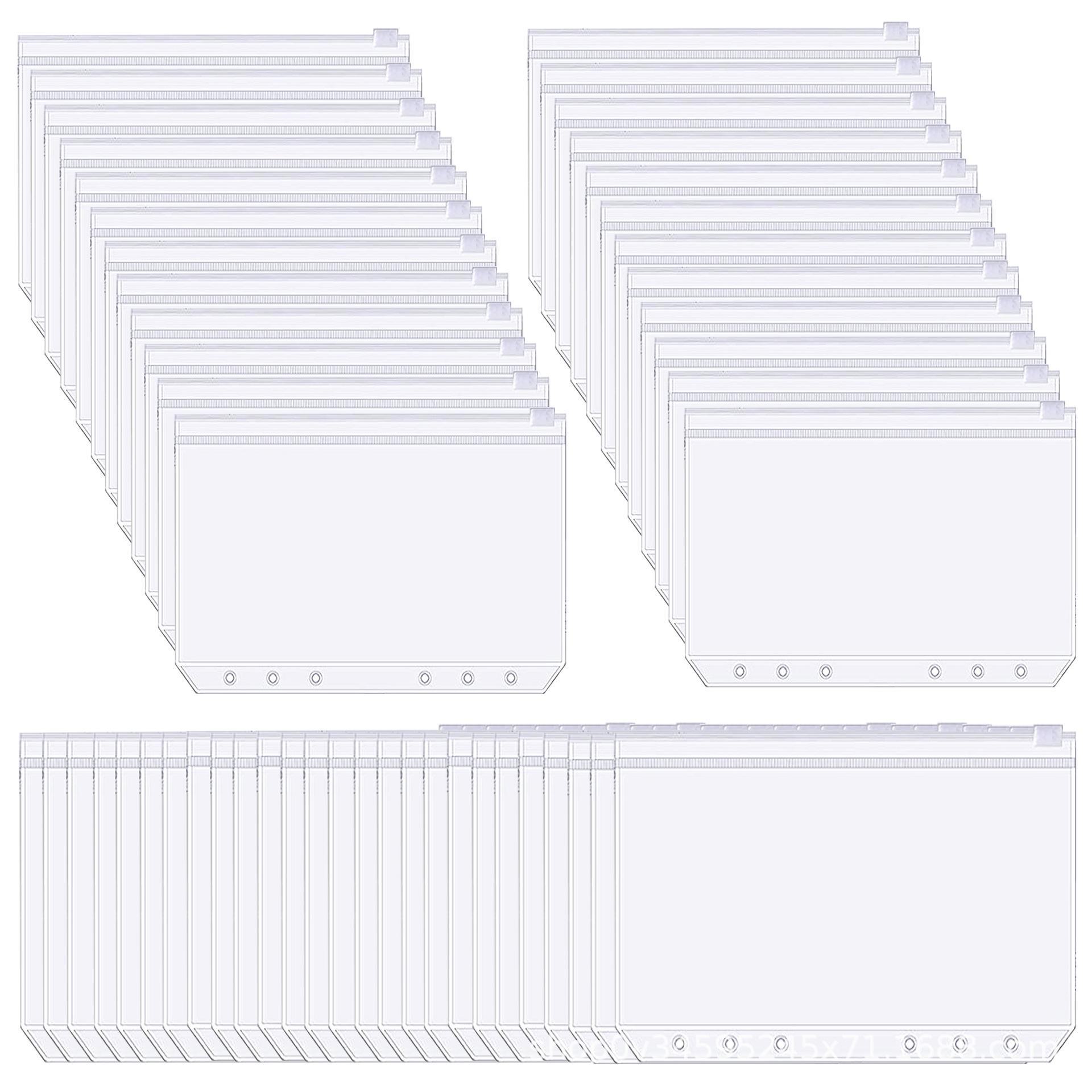 Прозрачный ПВХ-органайзер для документов и визиток Сумки для хранения форматов A6 A5 B5 и справочники с отрывными листами A5 60 pieces 2479₽