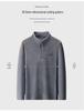 Jeep 2025 Men's Plus Velvet Fleece Zipper Hoodie Cardigan, Casual Autumn/Winter Long Sleeve Jacket