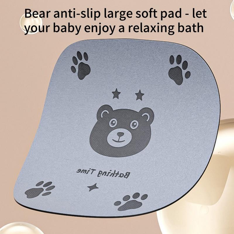 Baby standing bathtub with anti-slip and anti-side-slip function, adjustable baby multi-functional bathtub stand