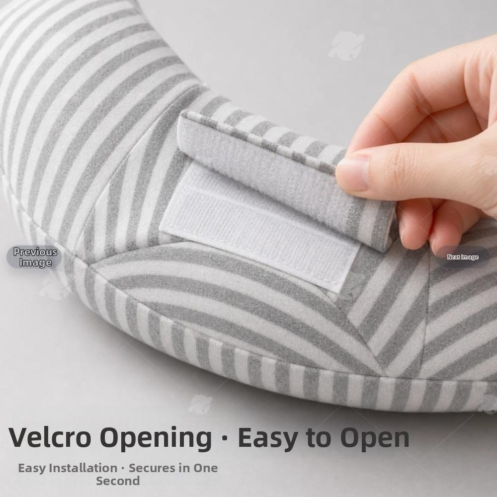 Two-In-One Design Car Seat Belt Pillow Adjustable Travel Head Rest Safety Strap Pad  Car Travel