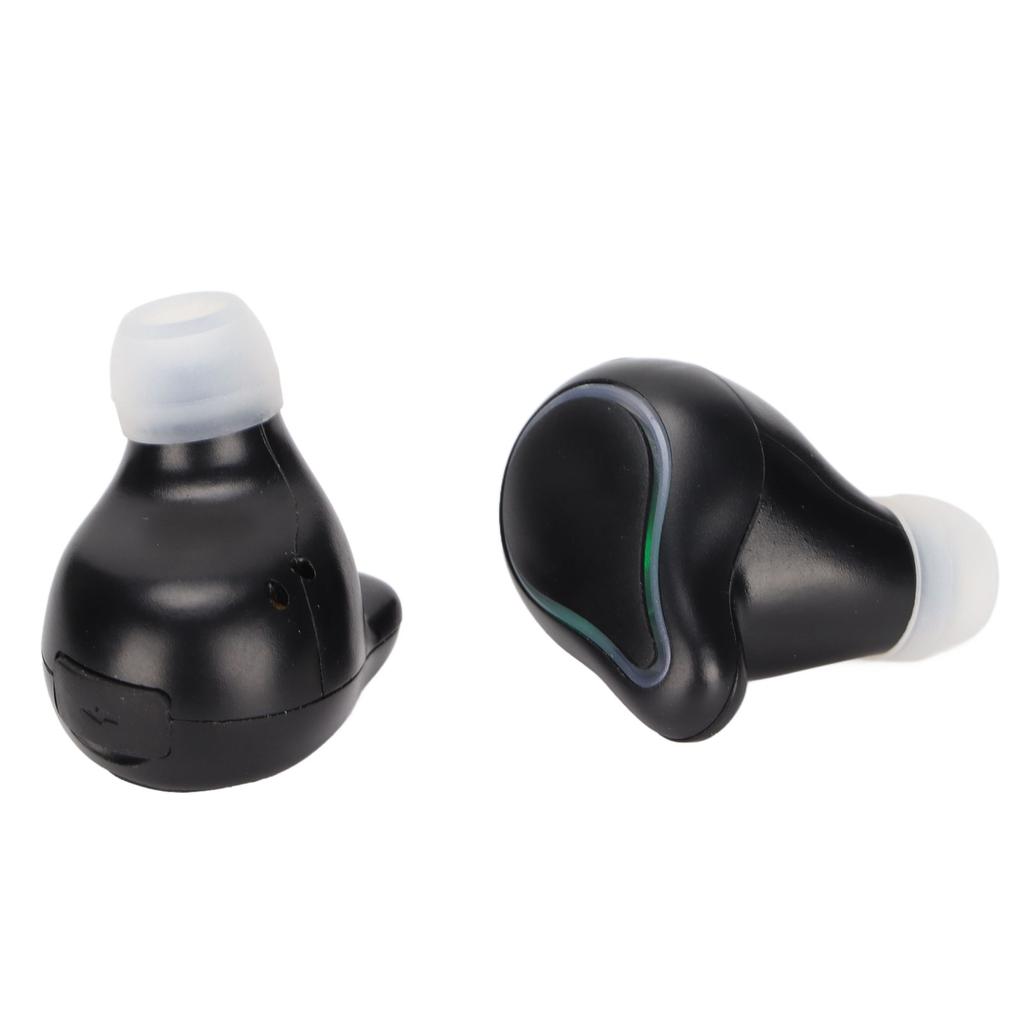 SK1 Drahtlose Bluetooth Kopfhörer Binaurale Ohrhörer HD LED Power Display IPX7 Wasserdicht Sport Subwoofer Kopfhörer Schwarz