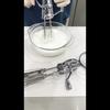 Hand Cranked Electroplated Egg Beater, Wheel Stainless Steel Kitchen Mixer, Cake Baking Tool