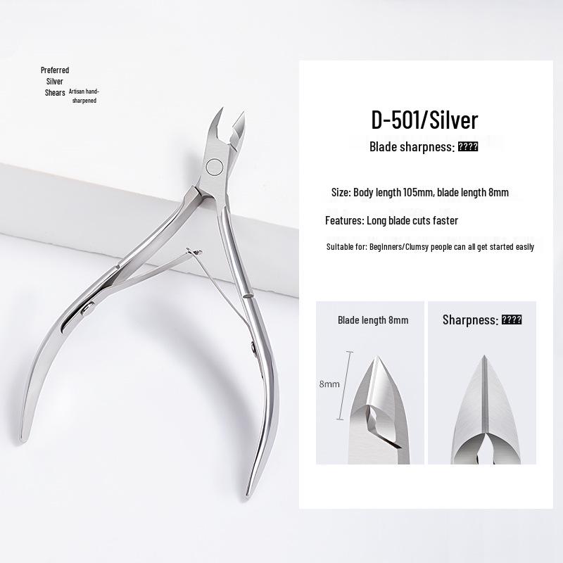 Professional Cuticle Nipper & Nail Art Tool Set: Remove Dead Skin, Callus, Trim Nails, Remove Gel Polish.