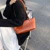 Smooth Korean Style Underarm Bag Elegant Commuting Tote Bag Patent Leather Shoulder Bag  Outdoor