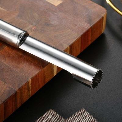 Stainless Steel Core Remover Kitchen Tool Mini Cookware Fruit Corer Silver Easy To Use Pear Corer Home