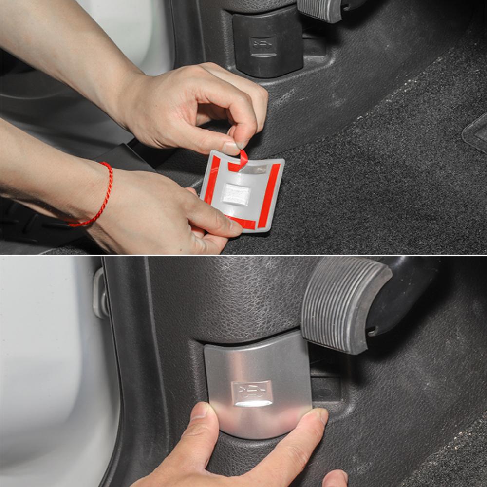 Car Hood Engine Button Switch Decoration Cover Trim Stickers for Ford F150 2015 2016 2017 2018   Interior