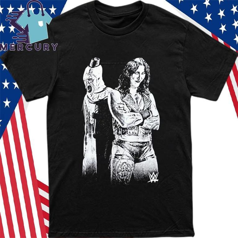 Rhea Ripley x Terrifier Black And White Poses T-Shirt Unisex T-Shirt M