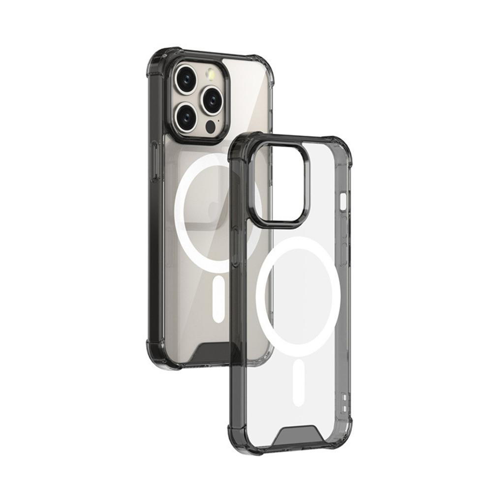 

Роскошный прозрачный чехол Magsafe для iPhone 16 15 14 13 12 11 Pro Max Plus с магнитной беспроводной зарядкой, противоударный мягкий бампер For iPhone 13