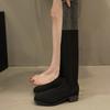 Fashion Thigh High Women Boots Over The Knee High Elastic Stretch Color Block Shoes Sock Long Zapatillas Mujer